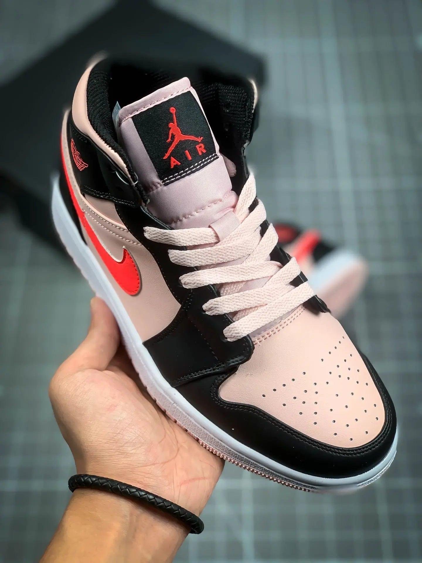 Designer Air Jordan 1 Mid Pink