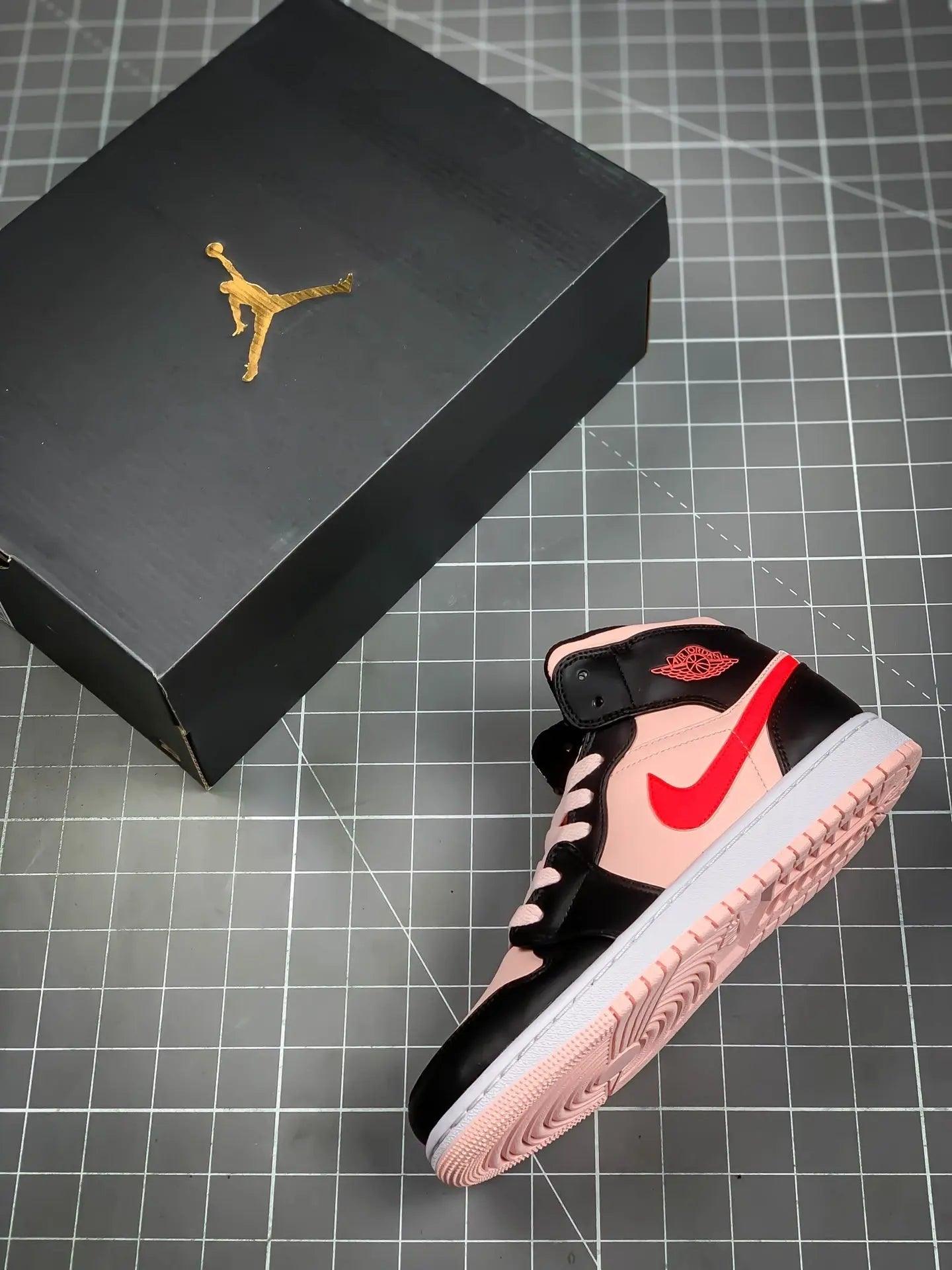 Designer Air Jordan 1 Mid Pink