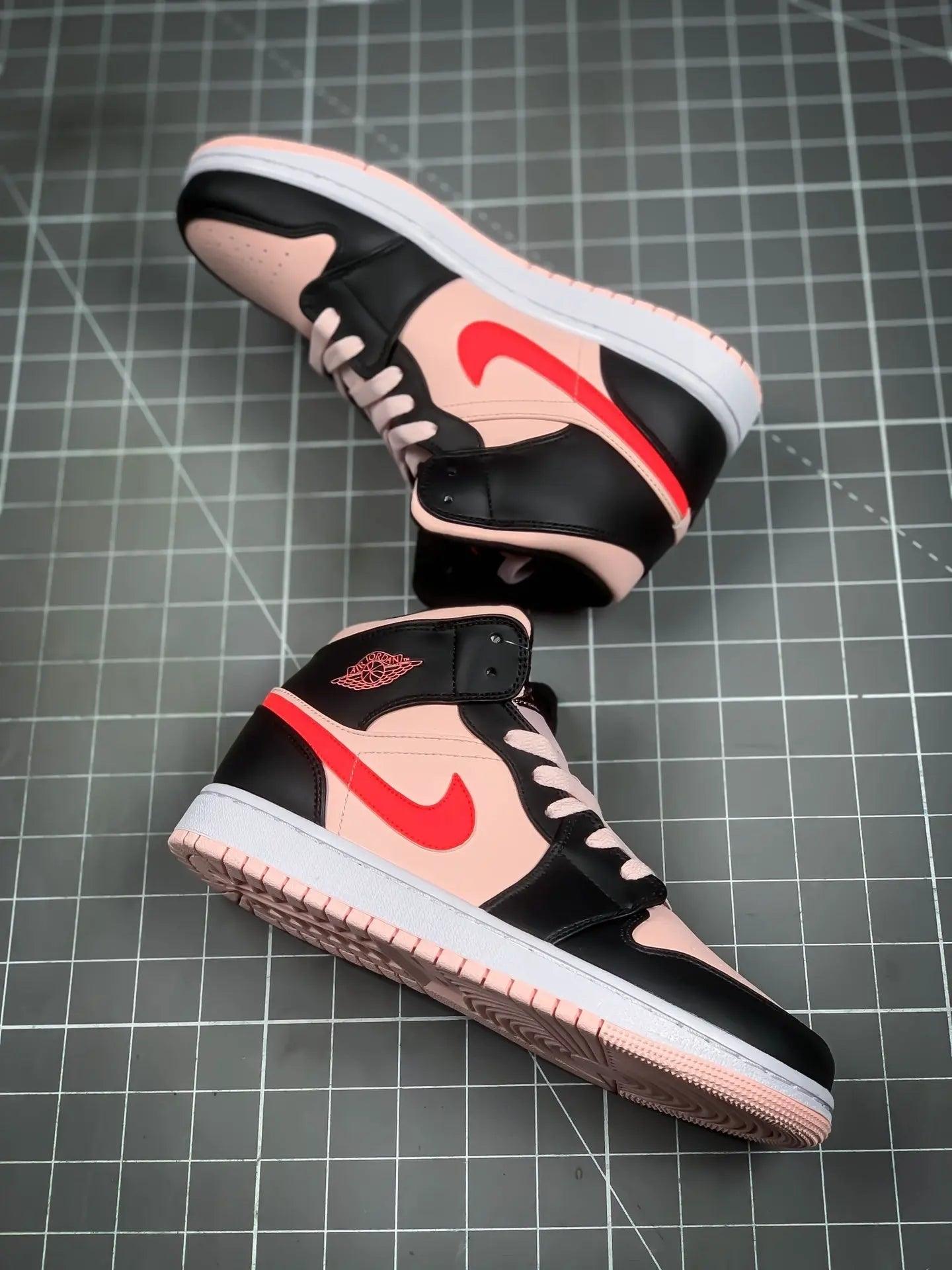 Designer Air Jordan 1 Mid Pink