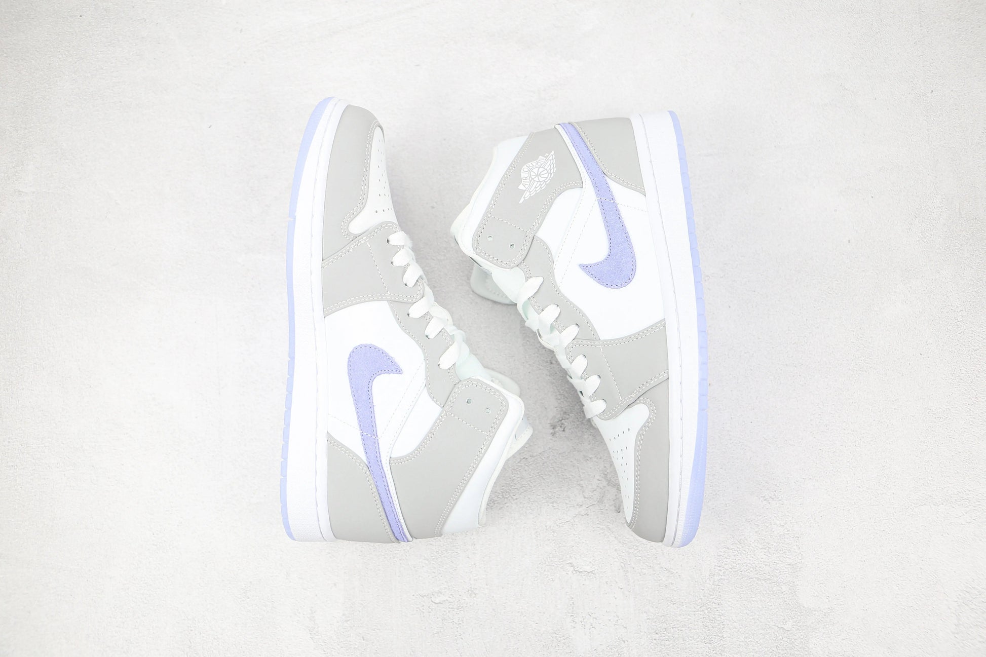 Designer Air Jordan 1 Mid Wolf Grey High Q