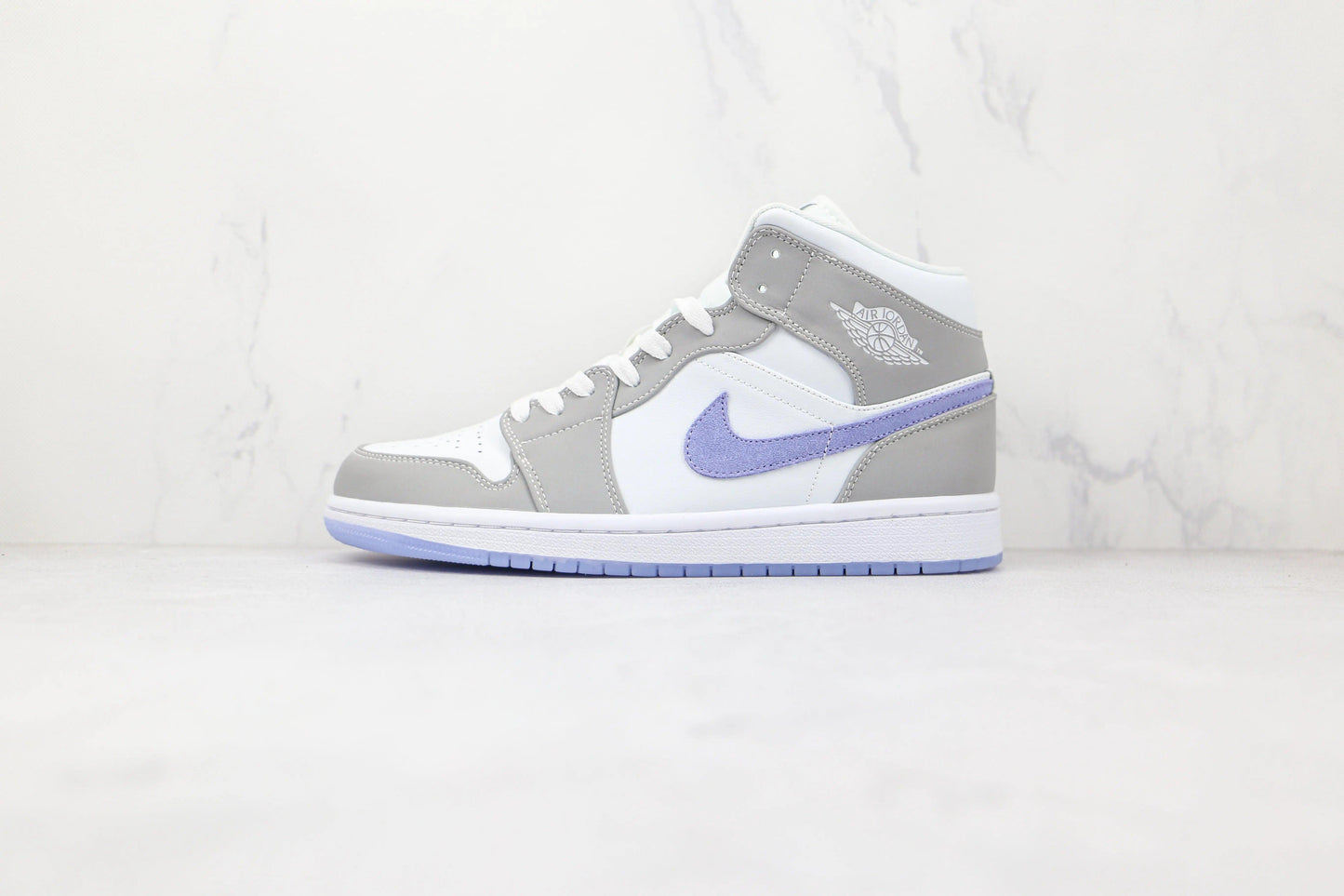 Designer Air Jordan 1 Mid Wolf Grey High Q