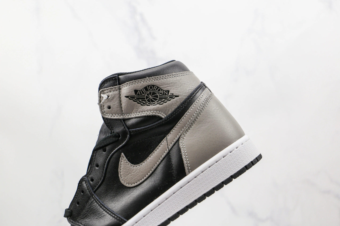 Designer Black Grey Jordan 1 High Q ( Customs And Box ), Jordan 1 Sneakers