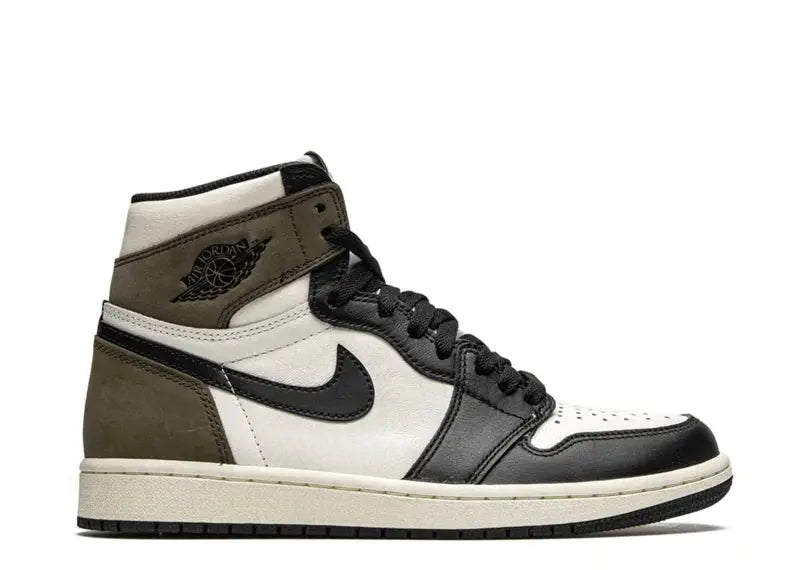 Designer Jordan 1 Retro High Dark Mocha High Q ( Customs And Box ), Jordan 1 Sneakers Active