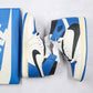 Designer Blue T-Scott x Fragment x Air Jordan 1 High Q ( Customs And Box ), Jordan 1 Sneakers Active