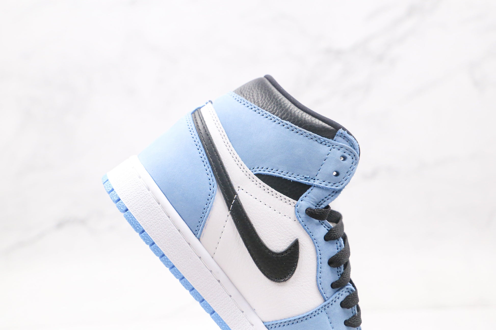 Designer BABY BLUE Jordan 1 High Q ( Customs And Box ), Jordan 1 Sneakers Active