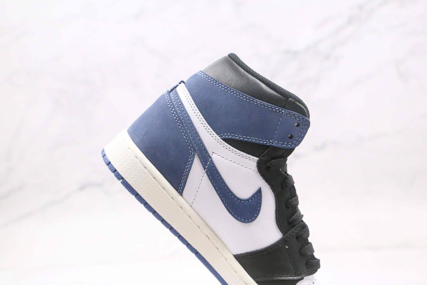 Designer BLUE BLACK Jordan 1 High Q ( Customs And Box ), Jordan 1 Sneakers Active