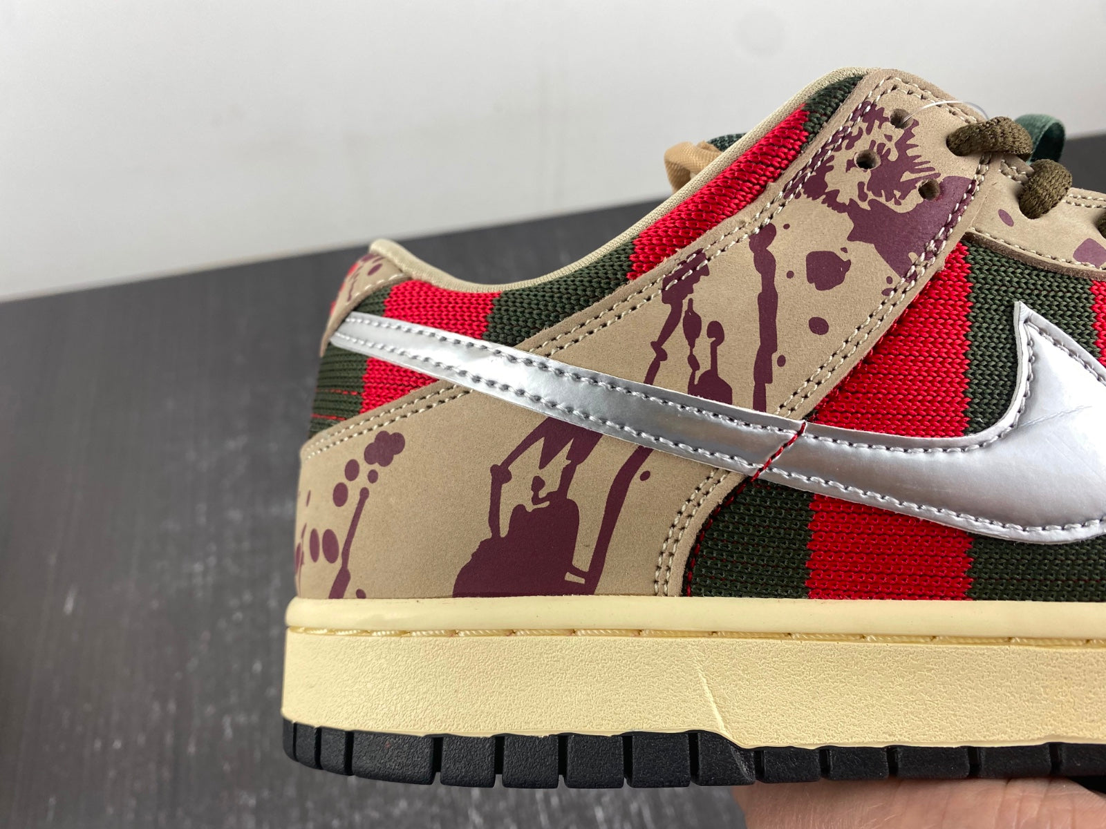 Designer SB Dunk Low “Freddy Krueger”