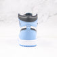 Designer BABY BLUE Jordan 1 High Q ( Customs And Box ), Jordan 1 Sneakers Active