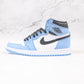 Designer BABY BLUE Jordan 1 High Q ( Customs And Box ), Jordan 1 Sneakers Active