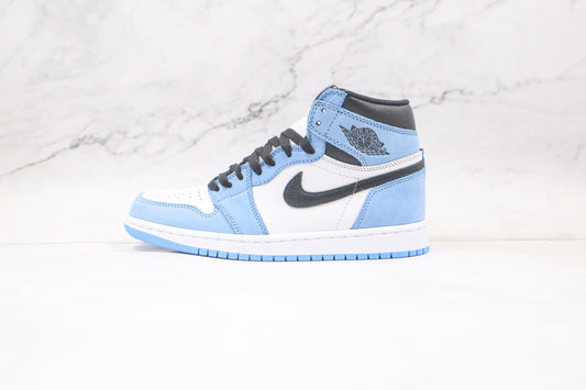 Designer BABY BLUE Jordan 1 High Q ( Customs And Box ), Jordan 1 Sneakers Active