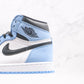 Designer BABY BLUE Jordan 1 High Q ( Customs And Box ), Jordan 1 Sneakers Active