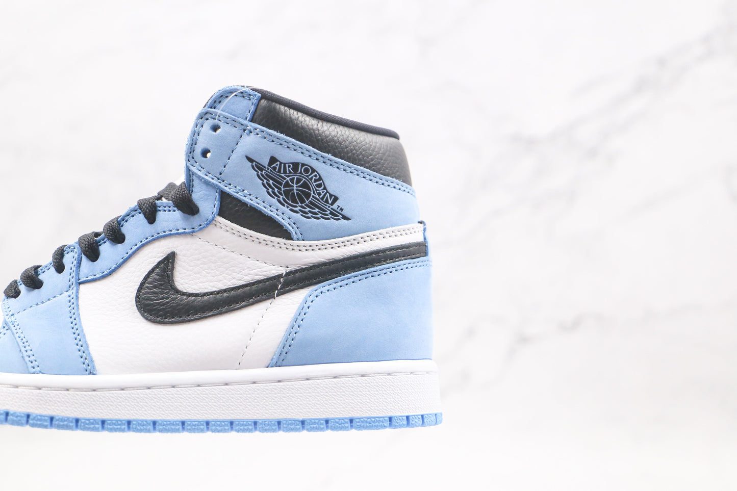 Designer BABY BLUE Jordan 1 High Q ( Customs And Box ), Jordan 1 Sneakers Active