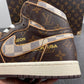 Designer Air Jordan 1 x LV x OFF-W Monogram