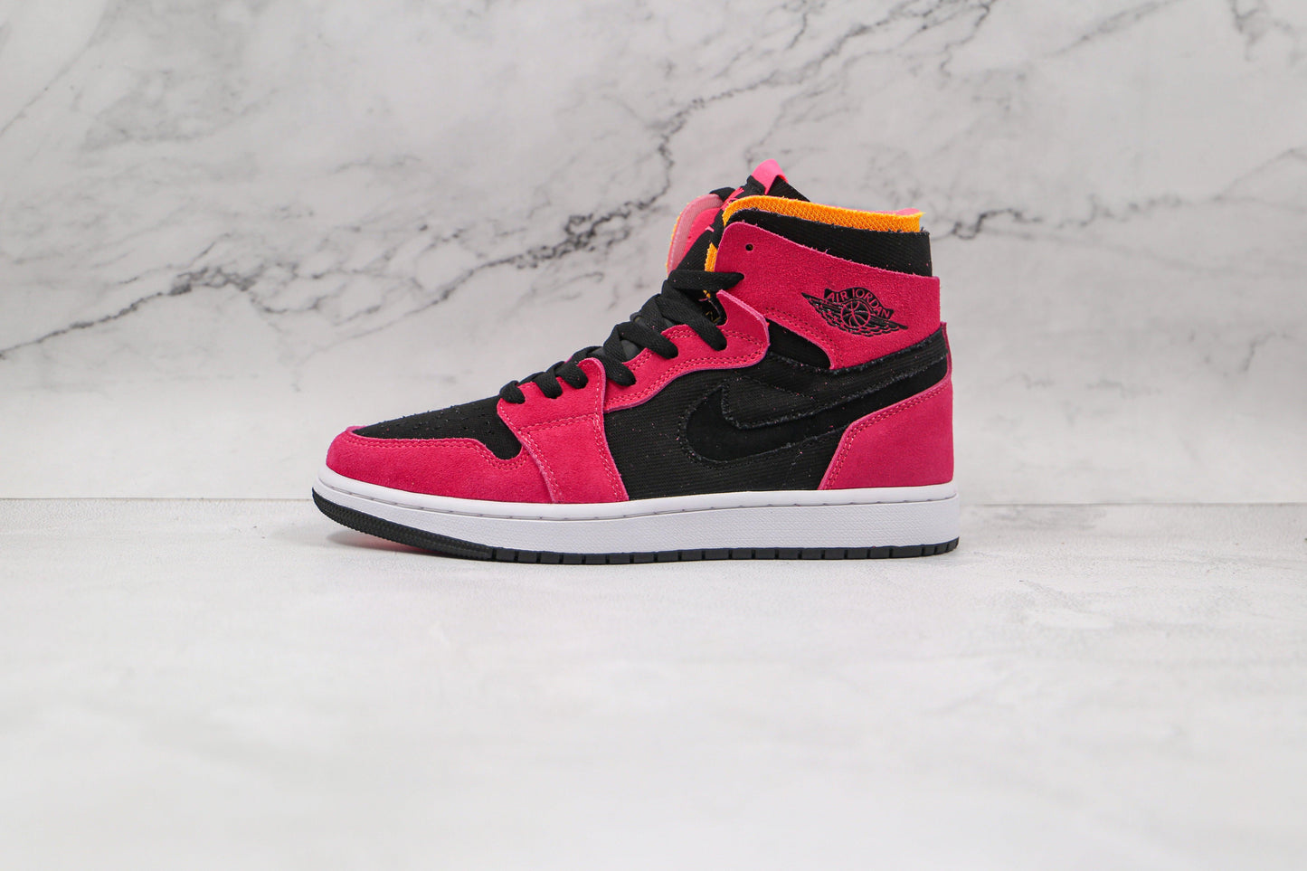 Designer RED Jordan 1 High Q Zoom Air ( Customs And Box ), Jordan 1 Sneakers Active