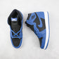 Designer Blue Black Jordan 1 High Q