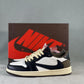 Designer Travis Scott × Air Jordan 1 Low OG “Reverse M CQ4277 105