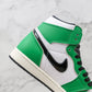 Designer GREEN Jordan 1 High Q ( Customs And Box ), Jordan 1 Sneakers Active