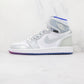 Designer White Jordan 1 High Q ( Customs And Box ), Jordan 1 Sneakers Active