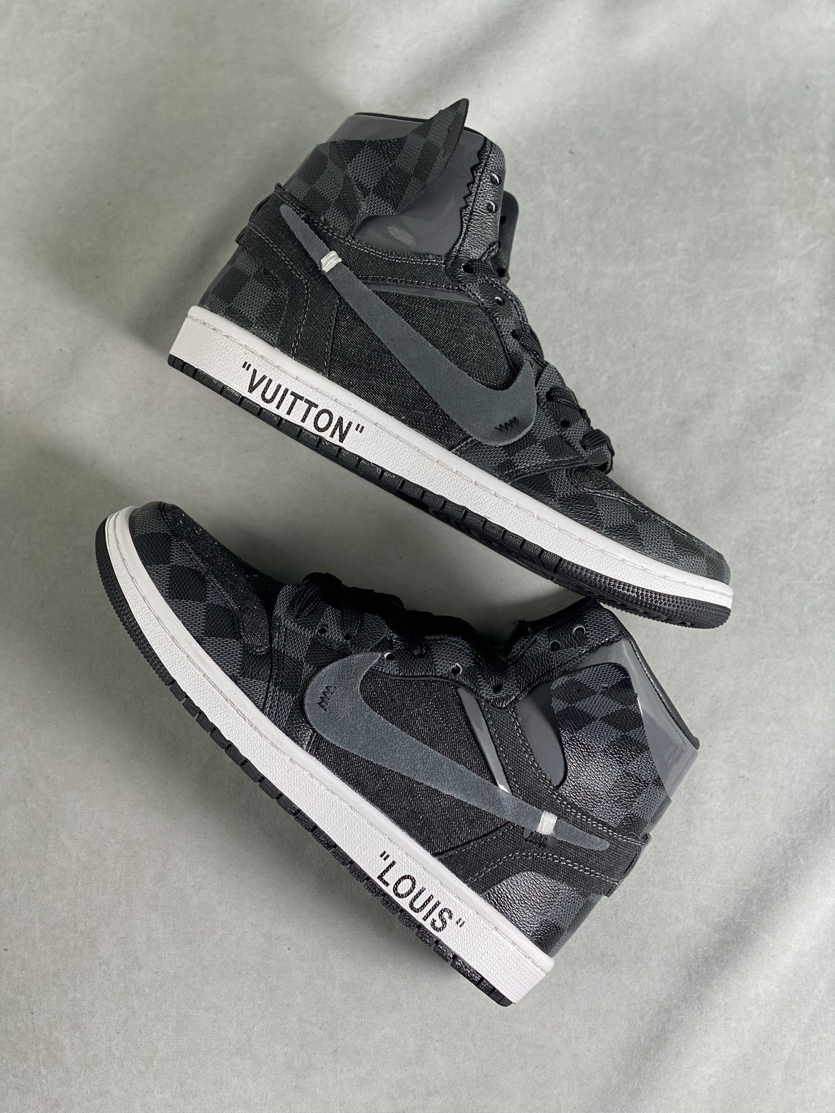 Designer Air Jordan 1 x LV Logo