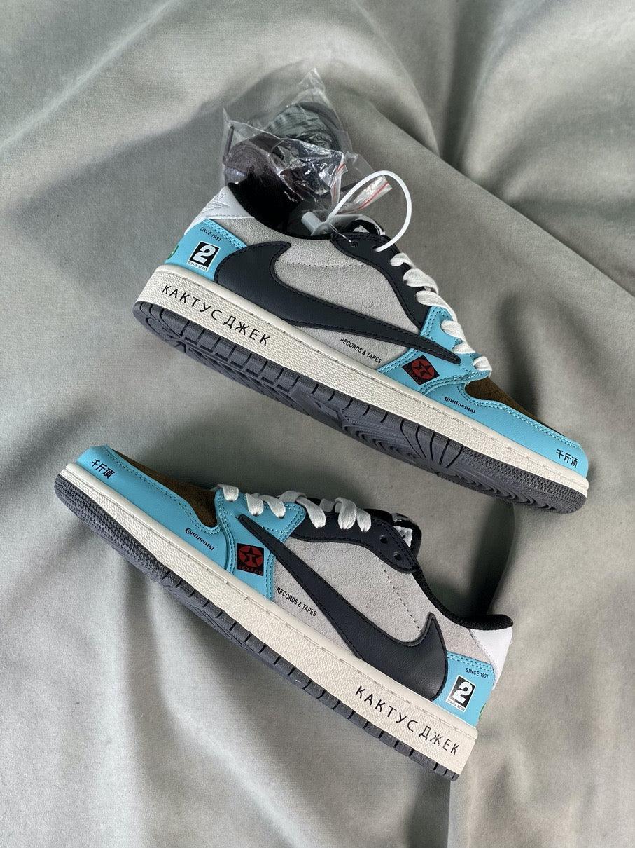 Designer Travis Scott x Air Jordan 1 Low OG SP 'JACKBOYS' DM7866-009