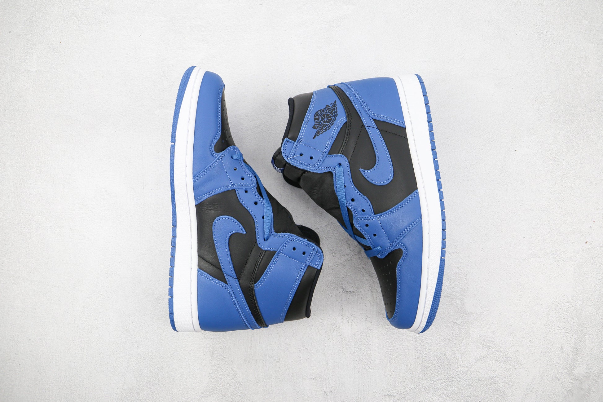 Designer Blue Black Jordan 1 High Q