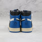 Designer Blue T-Scott x Fragment x Air Jordan 1 High Q ( Customs And Box ), Jordan 1 Sneakers Active