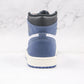 Designer BLUE BLACK Jordan 1 High Q ( Customs And Box ), Jordan 1 Sneakers Active