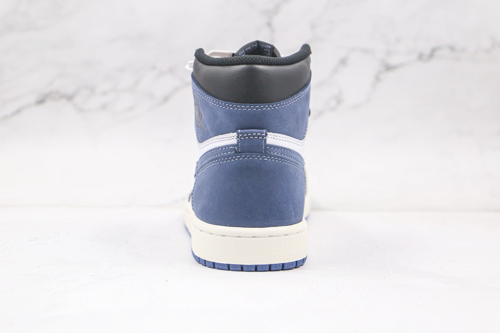 Designer BLUE BLACK Jordan 1 High Q ( Customs And Box ), Jordan 1 Sneakers Active