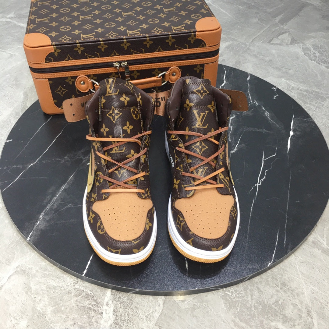 Designer Air Jordan 1 x LV Logo