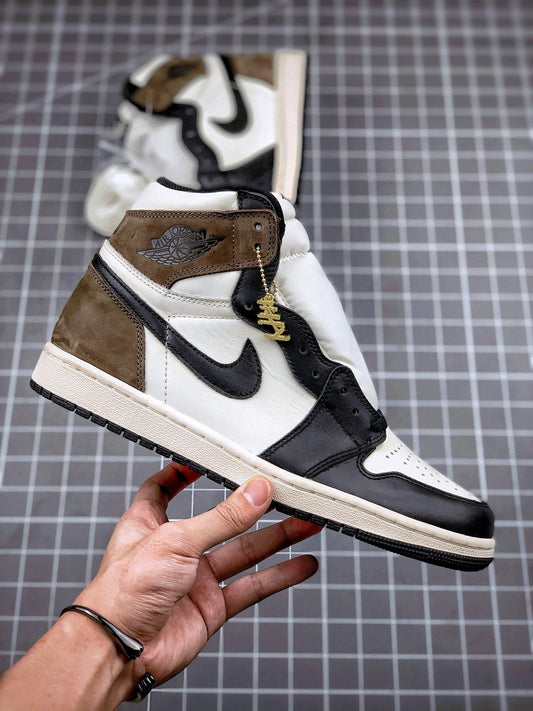 Designer Jordan 1 Retro High Dark Mocha - 555088-105