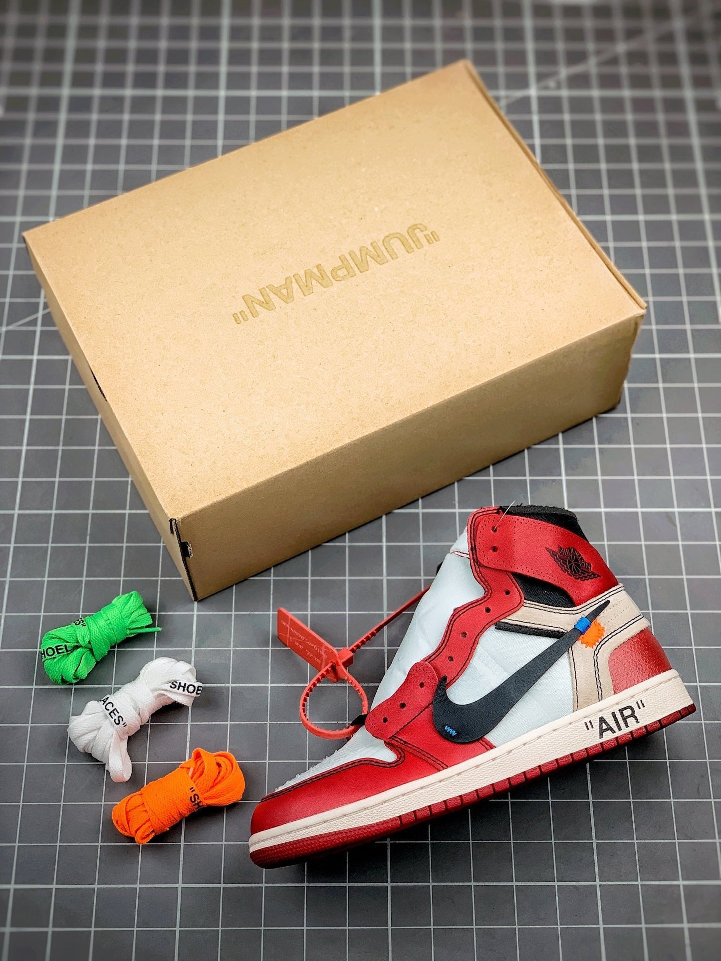 Designer Air Jordan 1 Retro High Off-White Chicago - AA3834-101