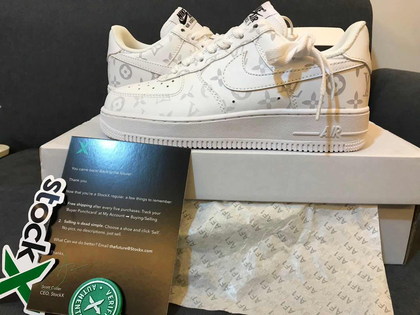 Designer LV Air Force 1 Heat Sensing CW2288 121