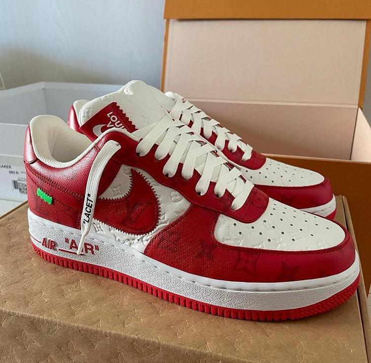 Designer LV x NK Air Force Monogram