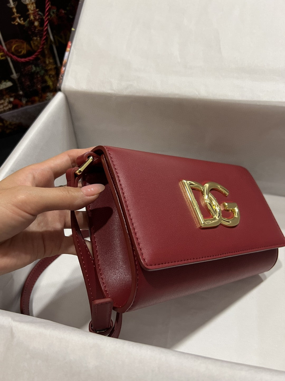 DG 3.5 Clutch Burgundy For Women 8.3in/21cm DG 