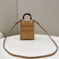 FI Sunshine Shopper Light Brown Mini Bag For Woman 13cm/5in