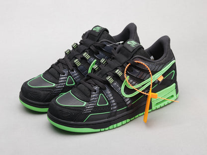 VO -OW x Rubber Dunk Black & Green