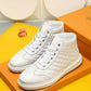 VO - LUV HIgh Top Metal White Sneaker