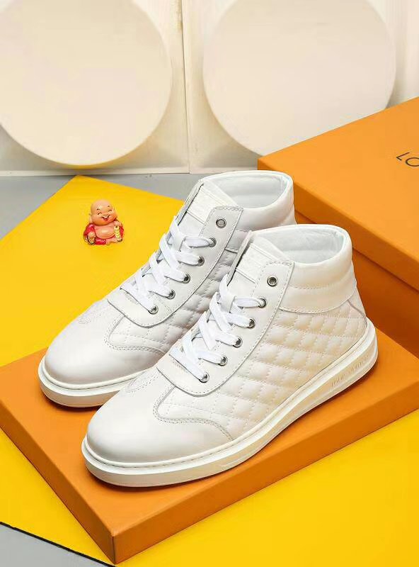 VO - LUV HIgh Top Metal White Sneaker