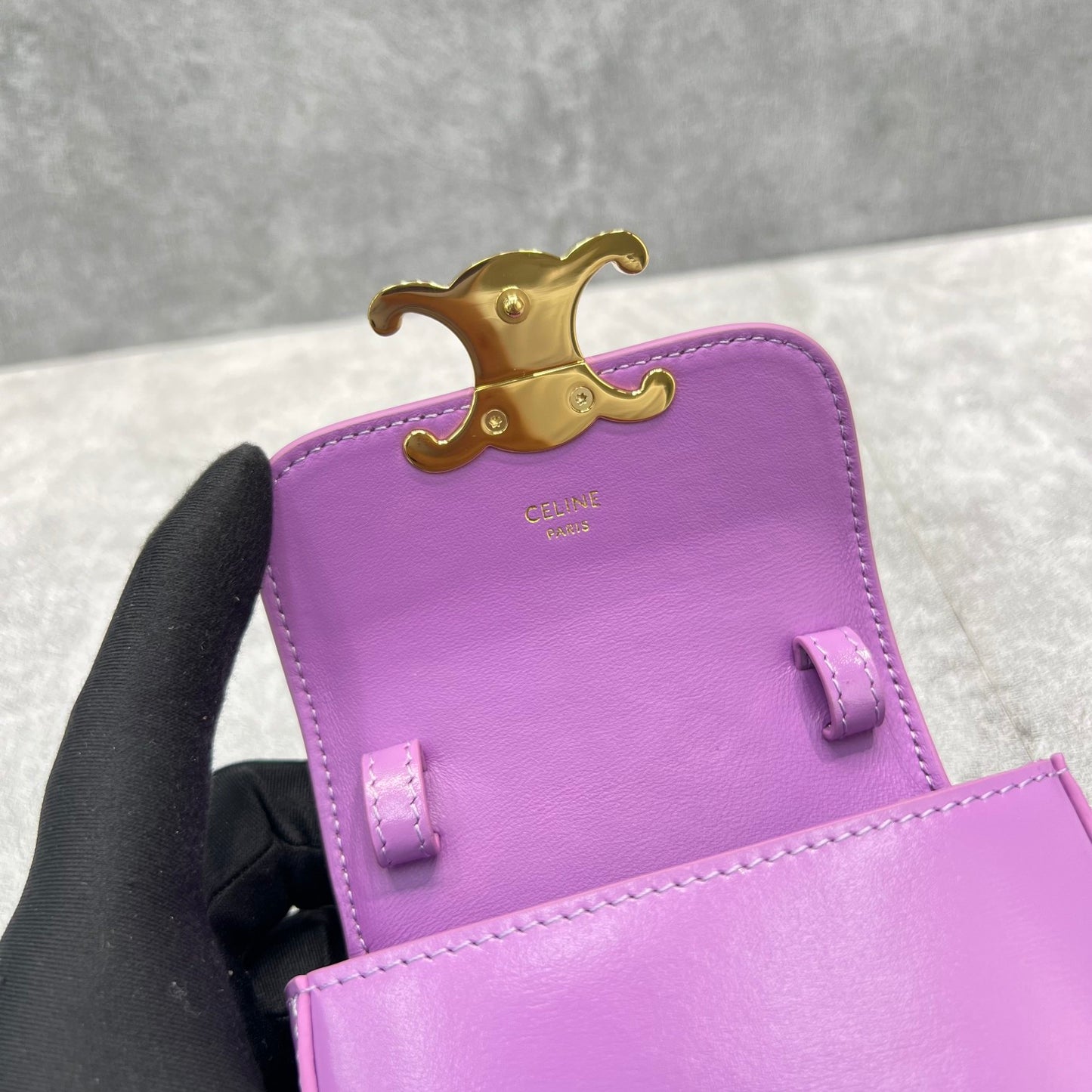 CE Teen Triomphe Bag Violet For Women 7in/19cm