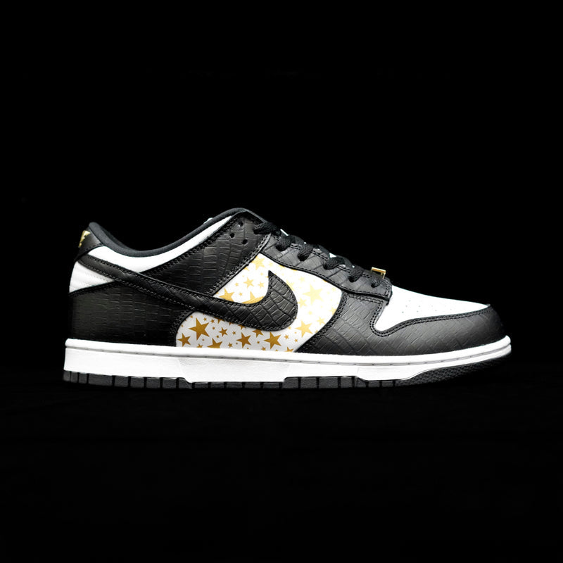 VO -SUP x DUNK black and white gold