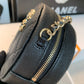 ChanelRound Bag Crossbody  Black For Women 4.7in/12cm