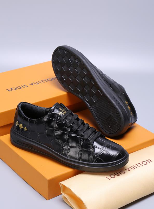 VO - LUV Alligator Black Sneaker