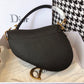 DI Saddle Bag Black Grained For Women 10in/25cm CD M0446CBAA_M900