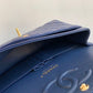 Chanel Classic HandBag Navy Blue For Women 9.9in/25.5cm A01112