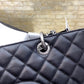 Chanel Classic Tote Bag Silver Hardware Black For Women 13.3in/34cm