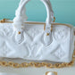 LV Papillon BB Bag Classic Monogram For Women 20cm White LV M59827