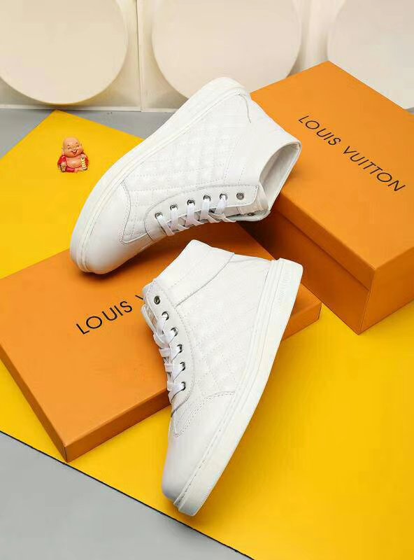 VO - LUV HIgh Top Metal White Sneaker