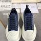 Alexander McQueen Tread Slick Lace Up Cotton Blue For Men