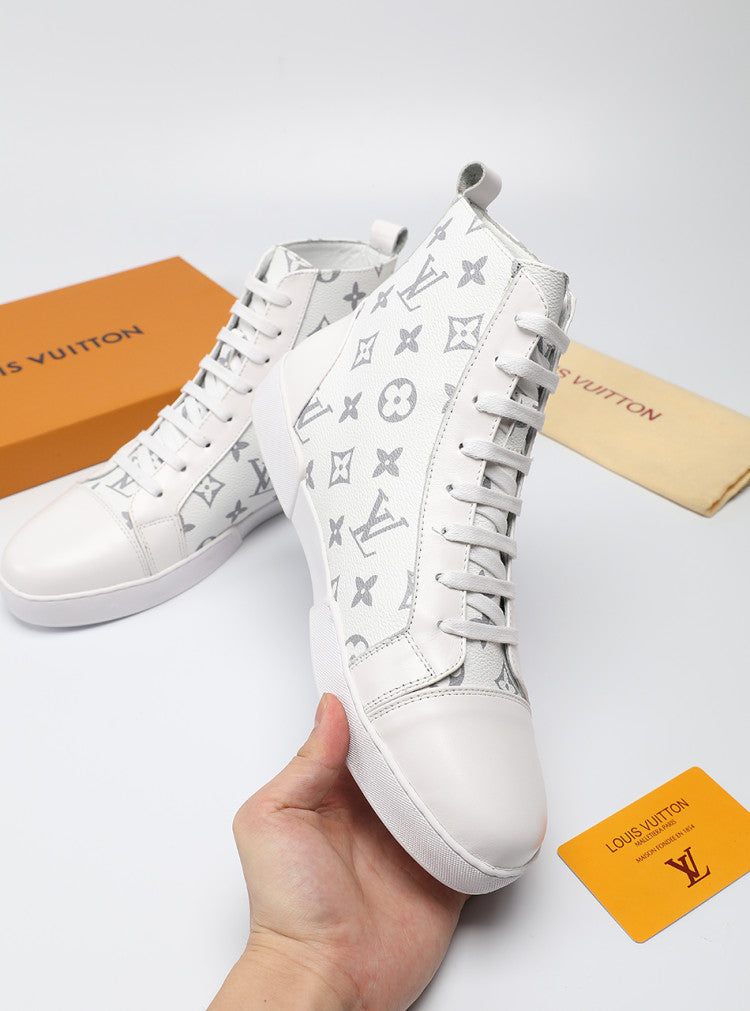 VO - LUV High CEnogram White Boot Sneaker