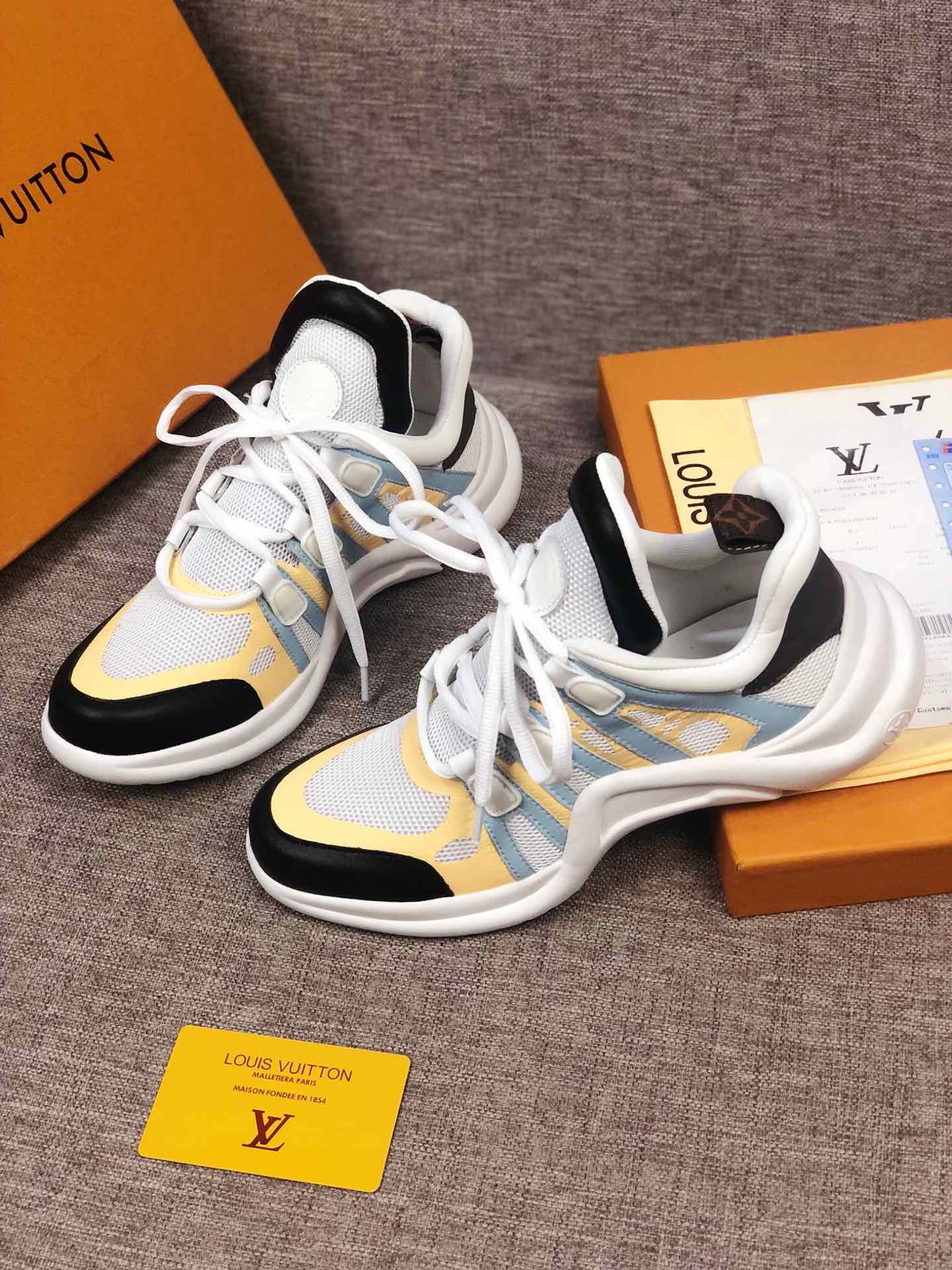 VO - LUV Archlight Black White Yellow Sneaker